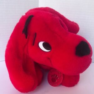 Scholastic Clifford Vintage 1997 The big Red Dog Plush Stuffed Animal Toy 9"